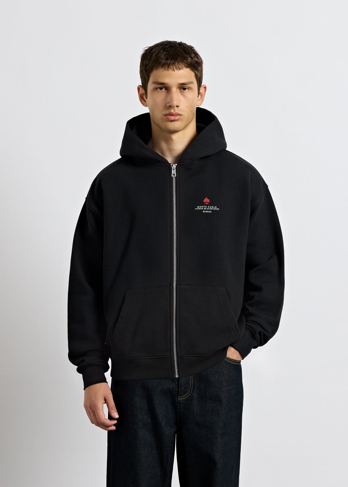 Oversize Zip Hoodie Salon Royal Key
