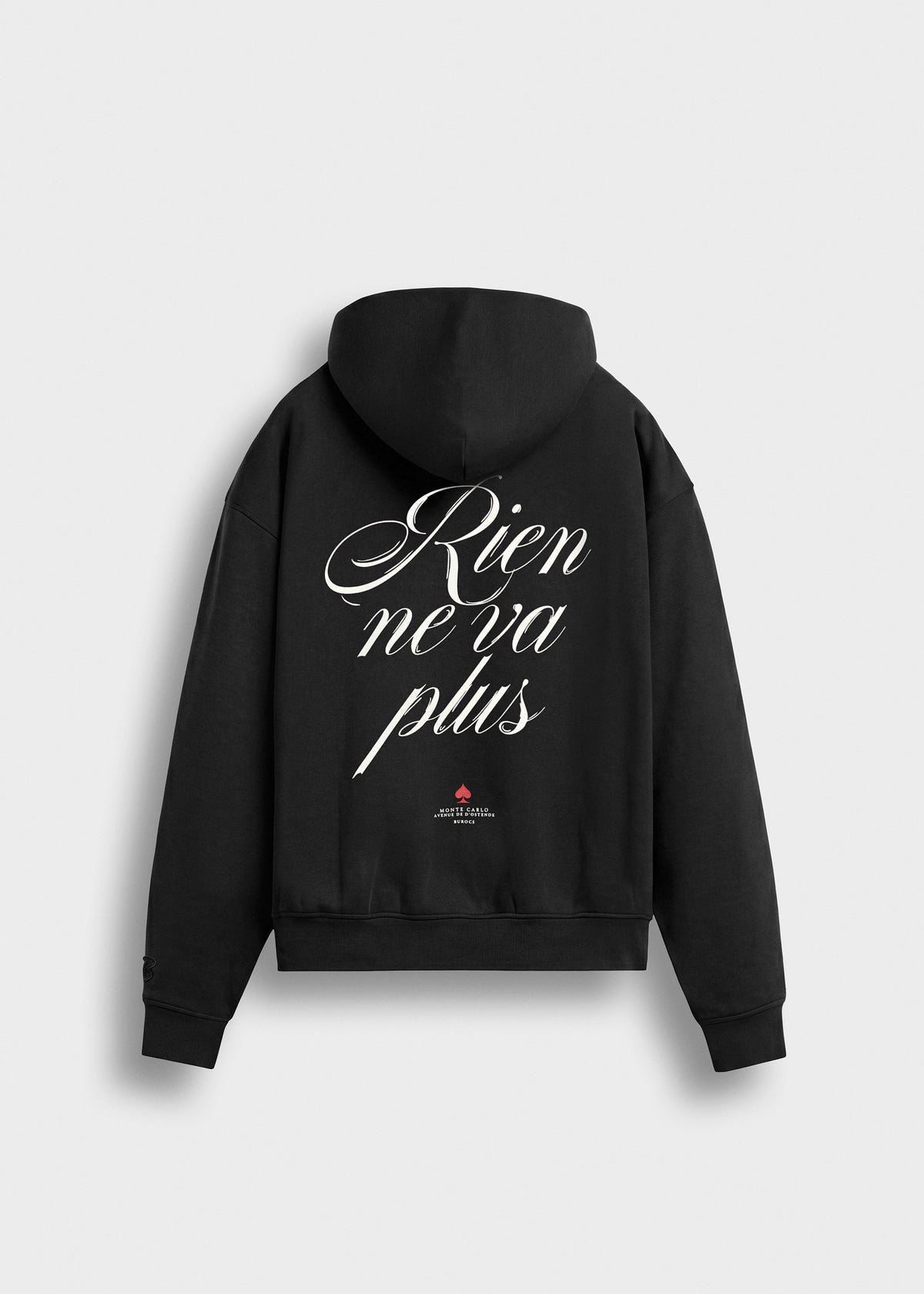 Oversize Zip Hoodie Rien Ne Va Plus
