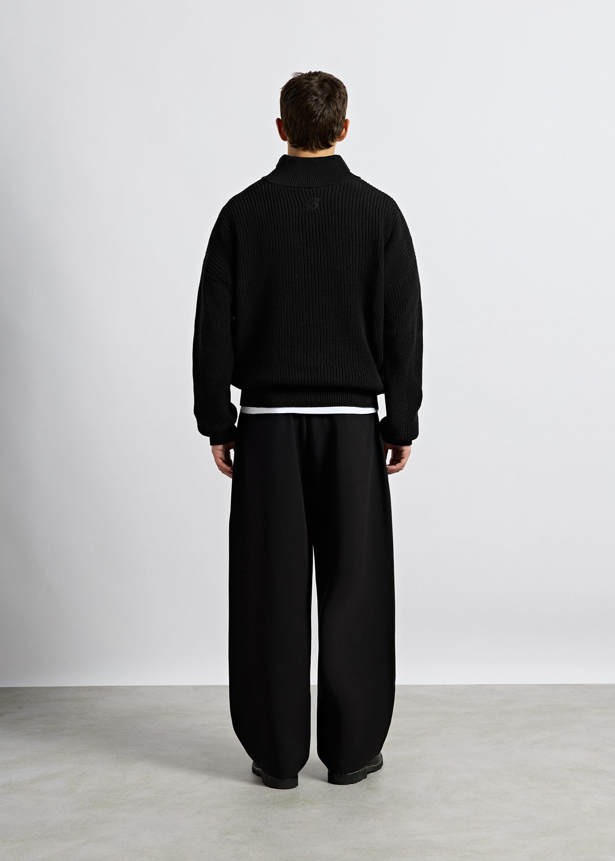 Pleated Barrel Pants