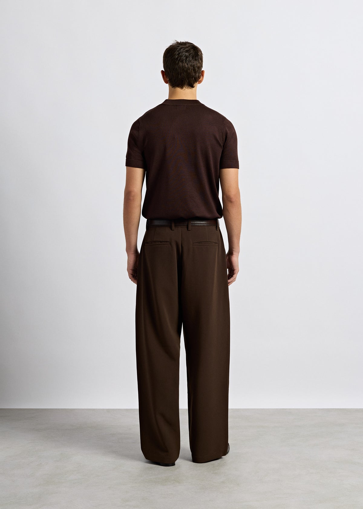 Pleated Barrel Pants