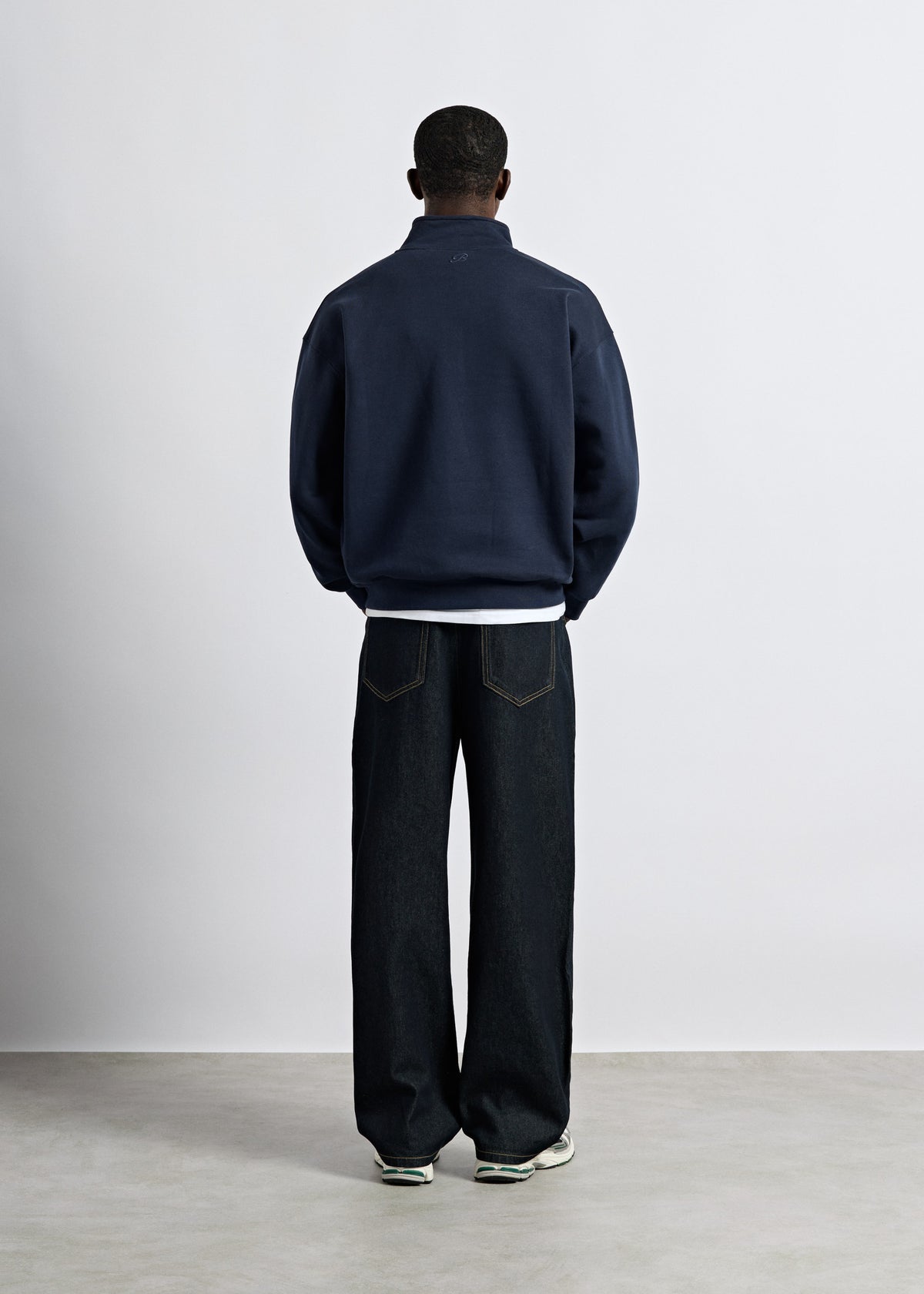 Oversize Mock Neck Sweater