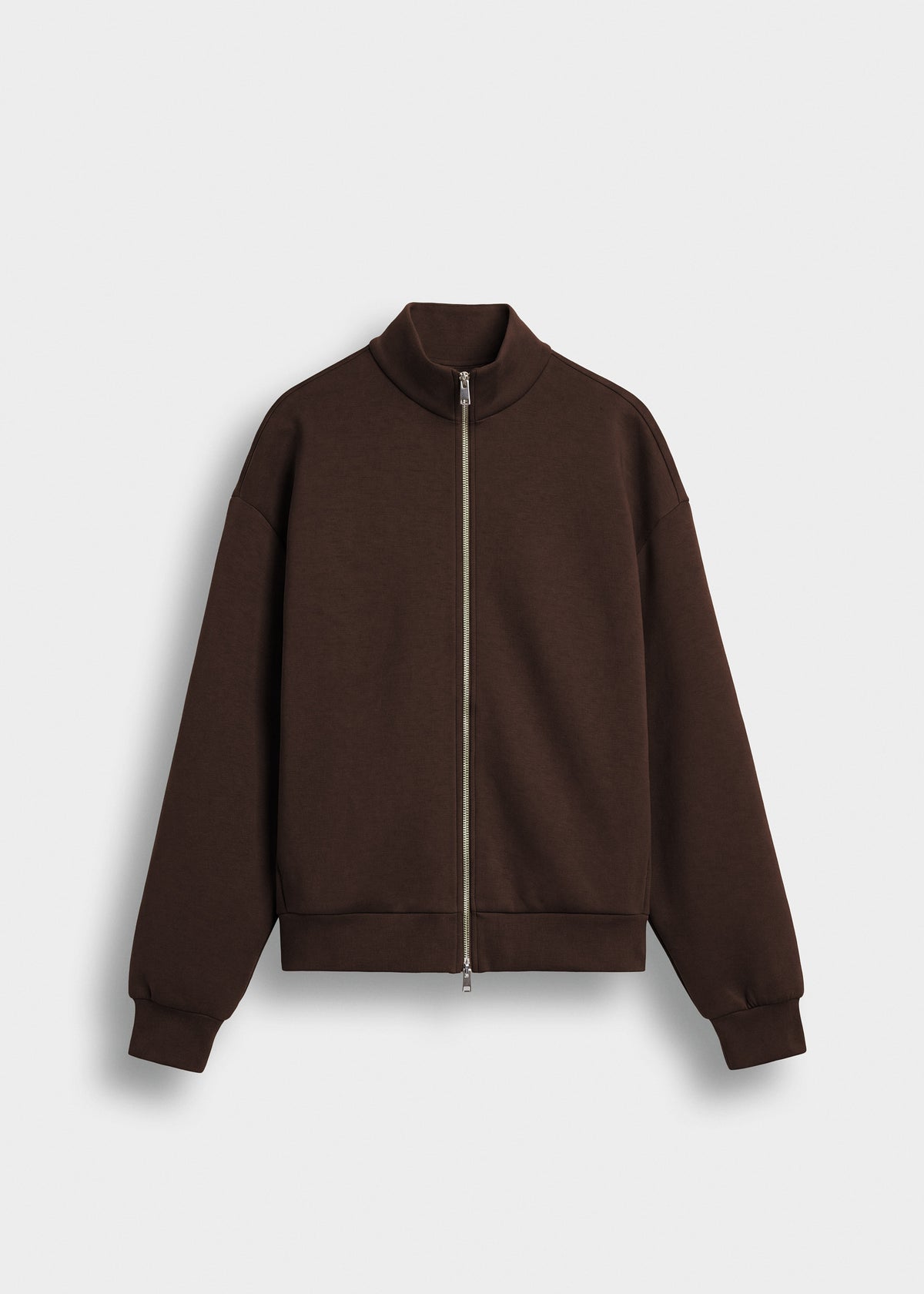 Scuba Mock Neck Full Zip Sweater
