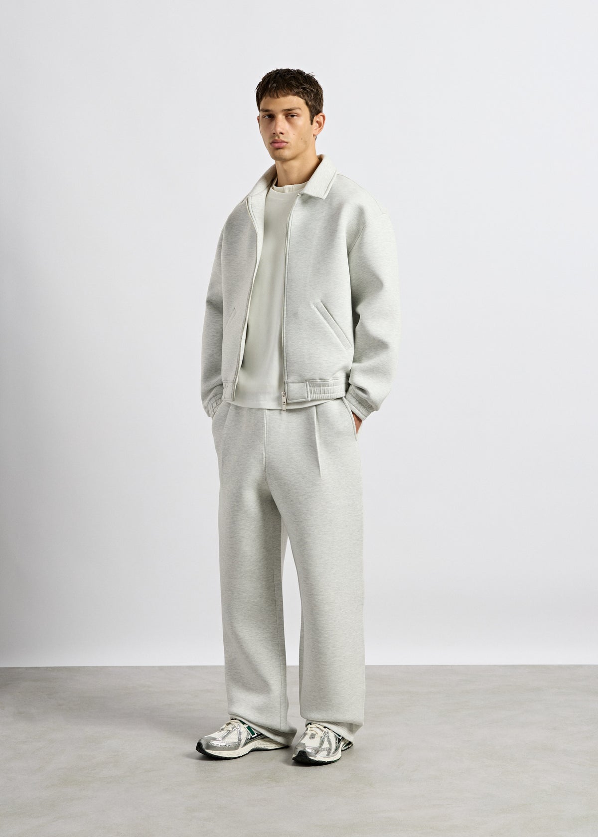 Scuba Pleated Sweatpants
