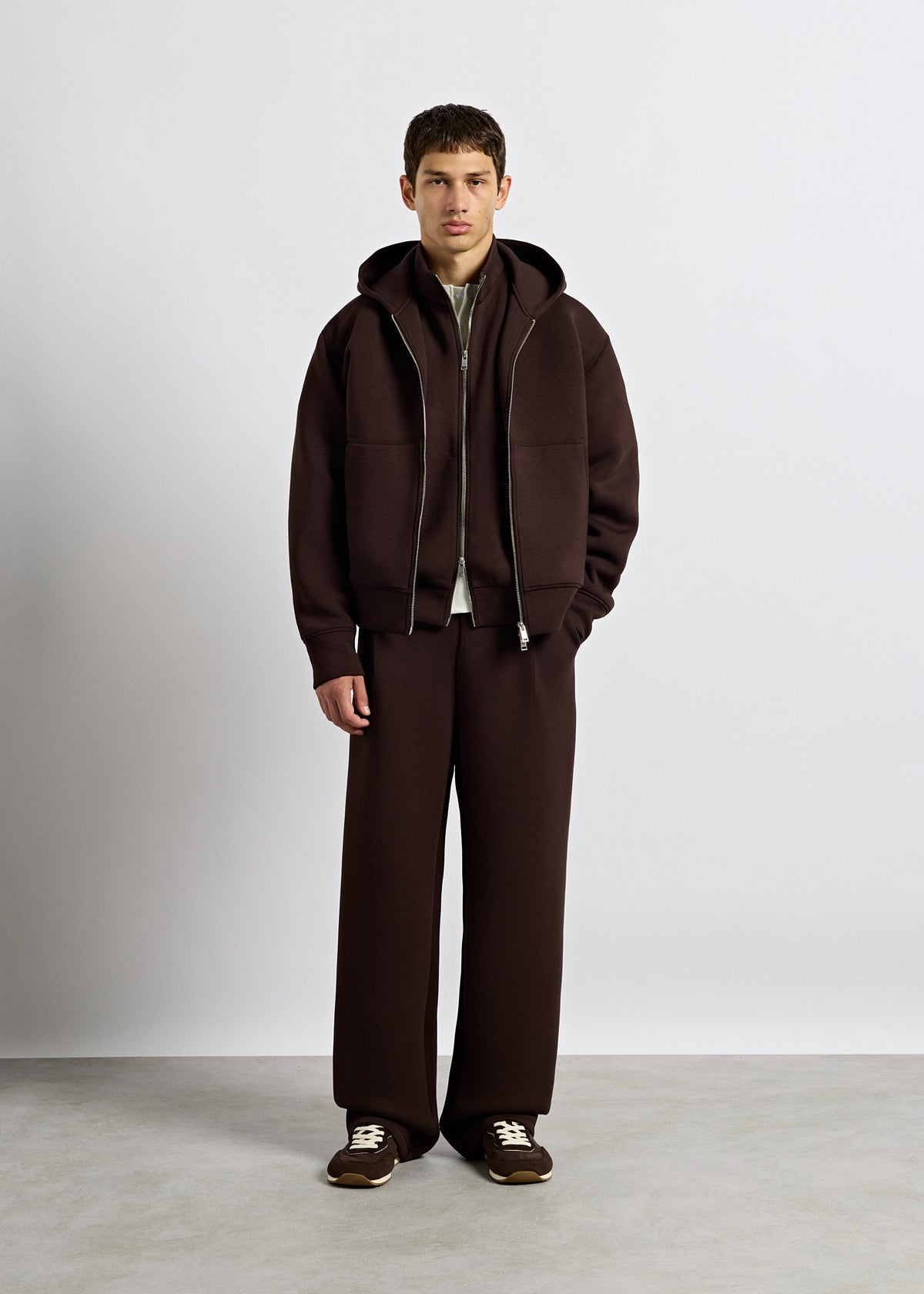 Scuba Pleated Sweatpants