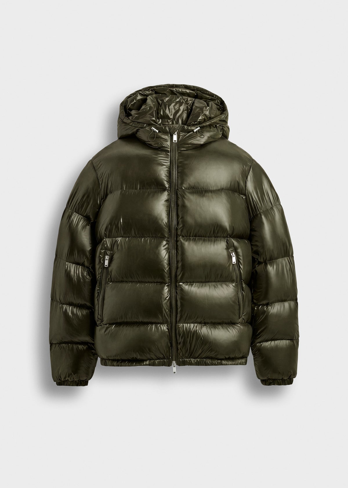 Glossy Puffer Jacket
