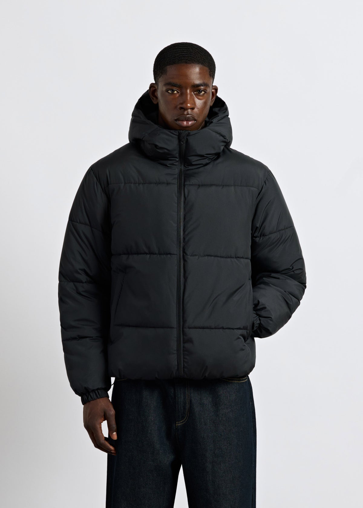 Basic Hooded Puffer Jacket