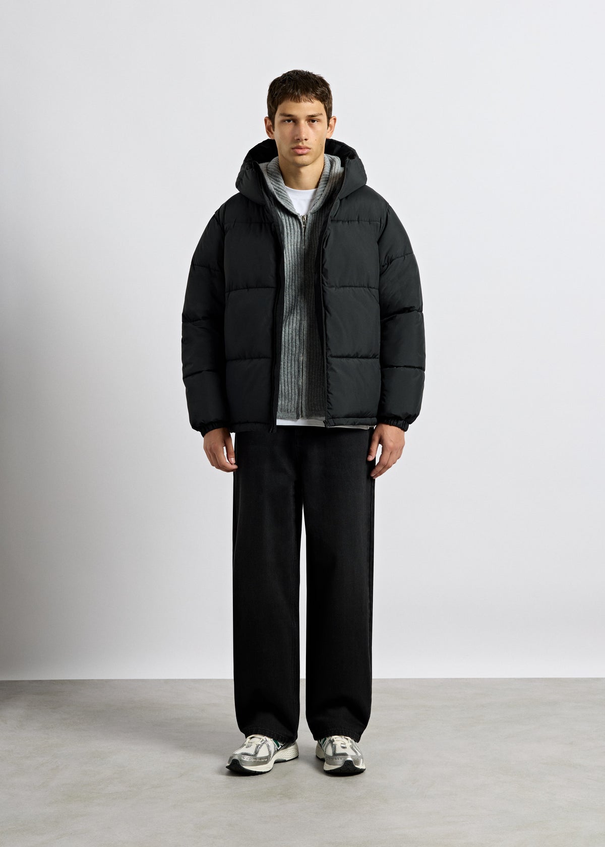 Basic Hooded Puffer Jacket