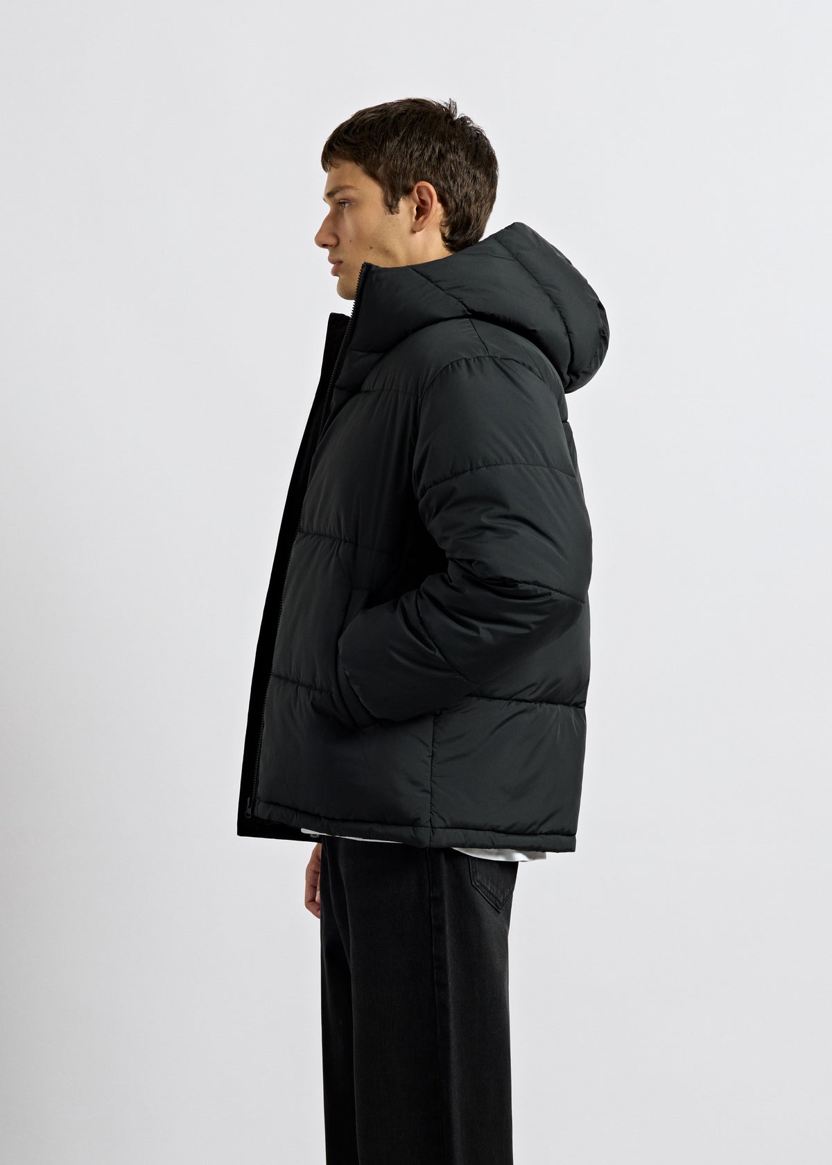 Basic Hooded Puffer Jacket