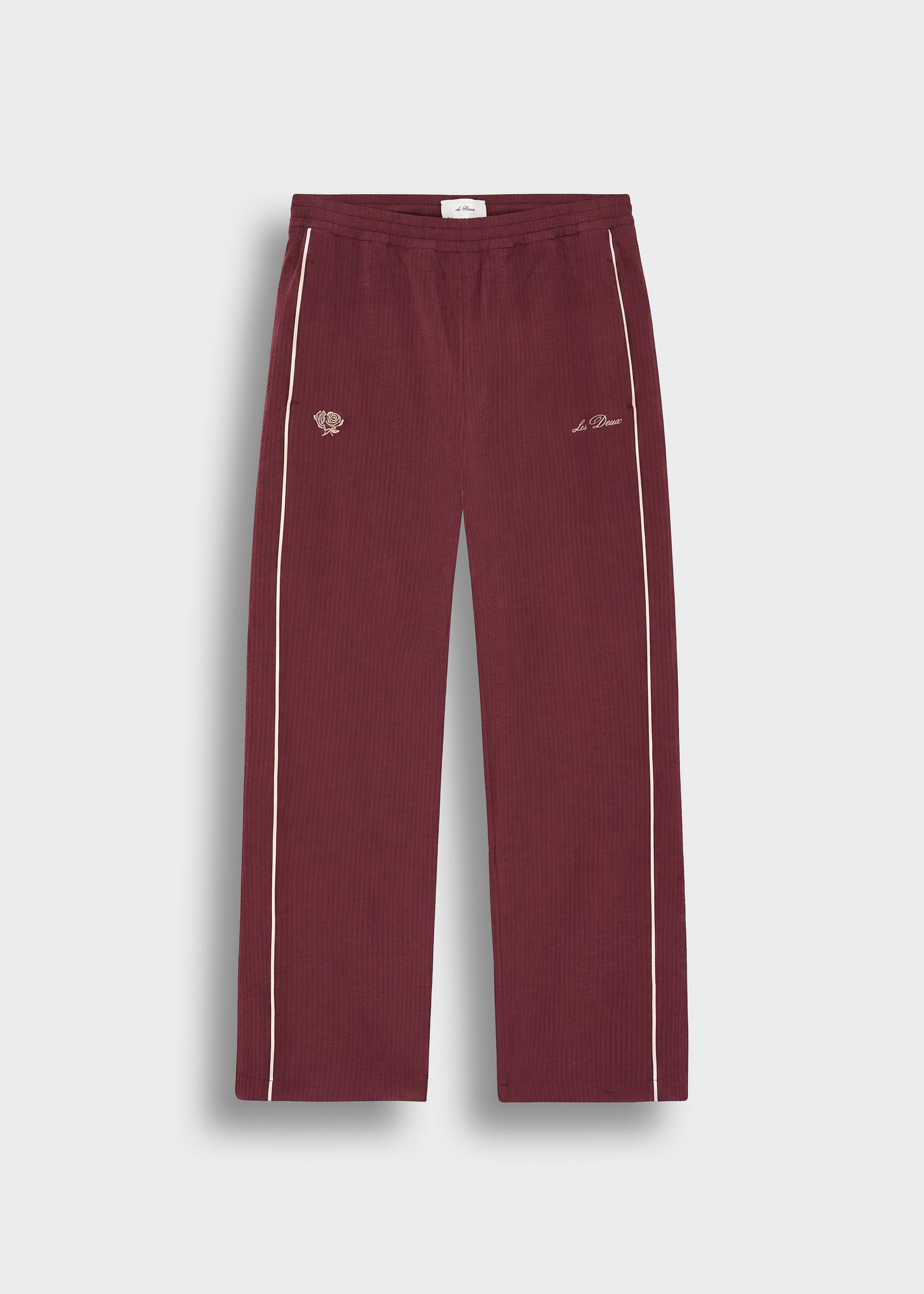 Seersucker Track Pants