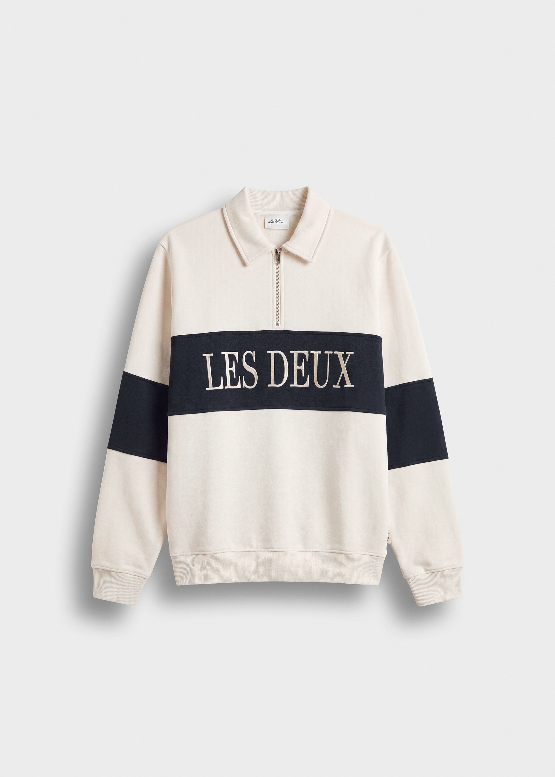 Zipper Rugby Sweatshirt