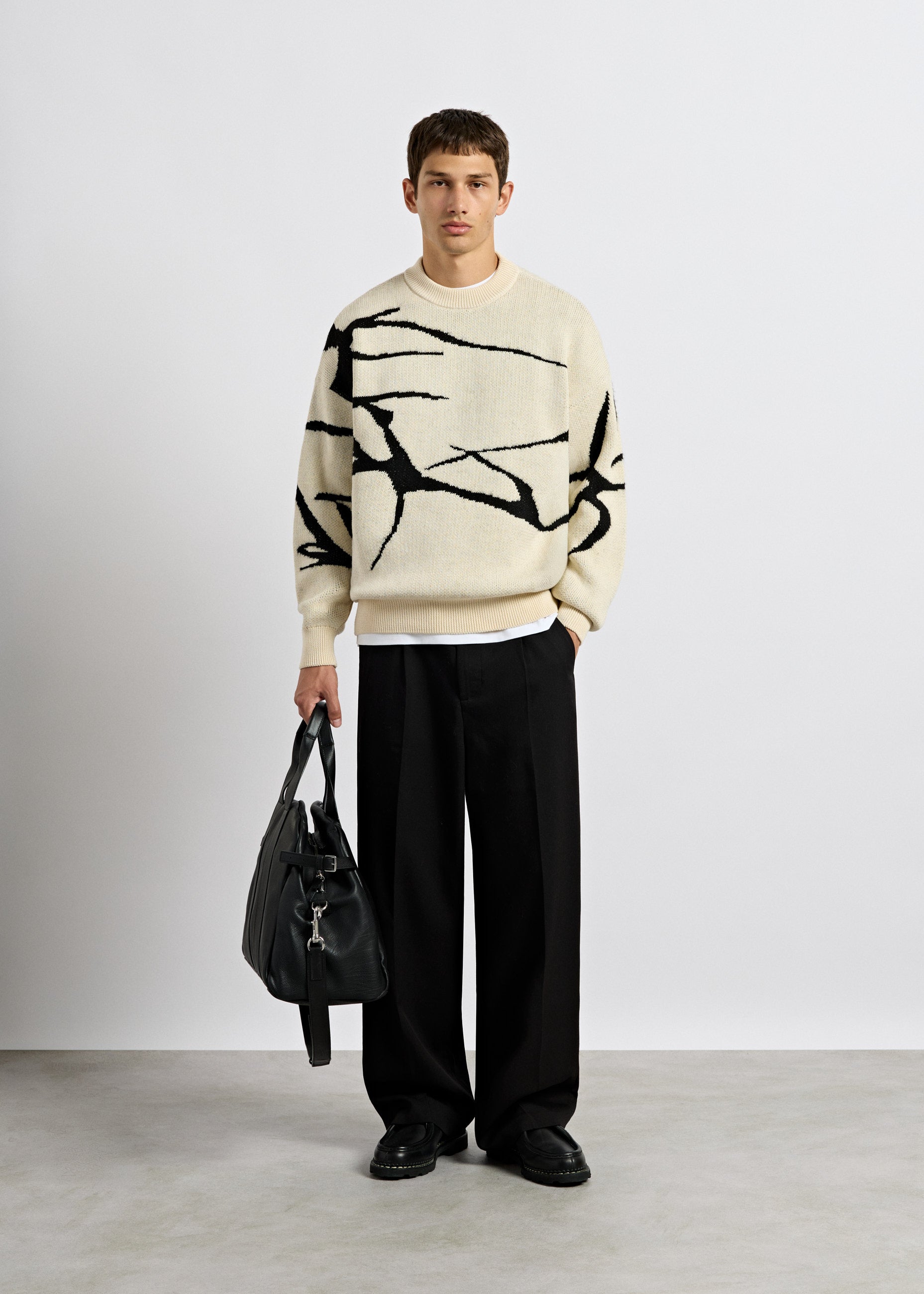 Jacquard Knit Sweater