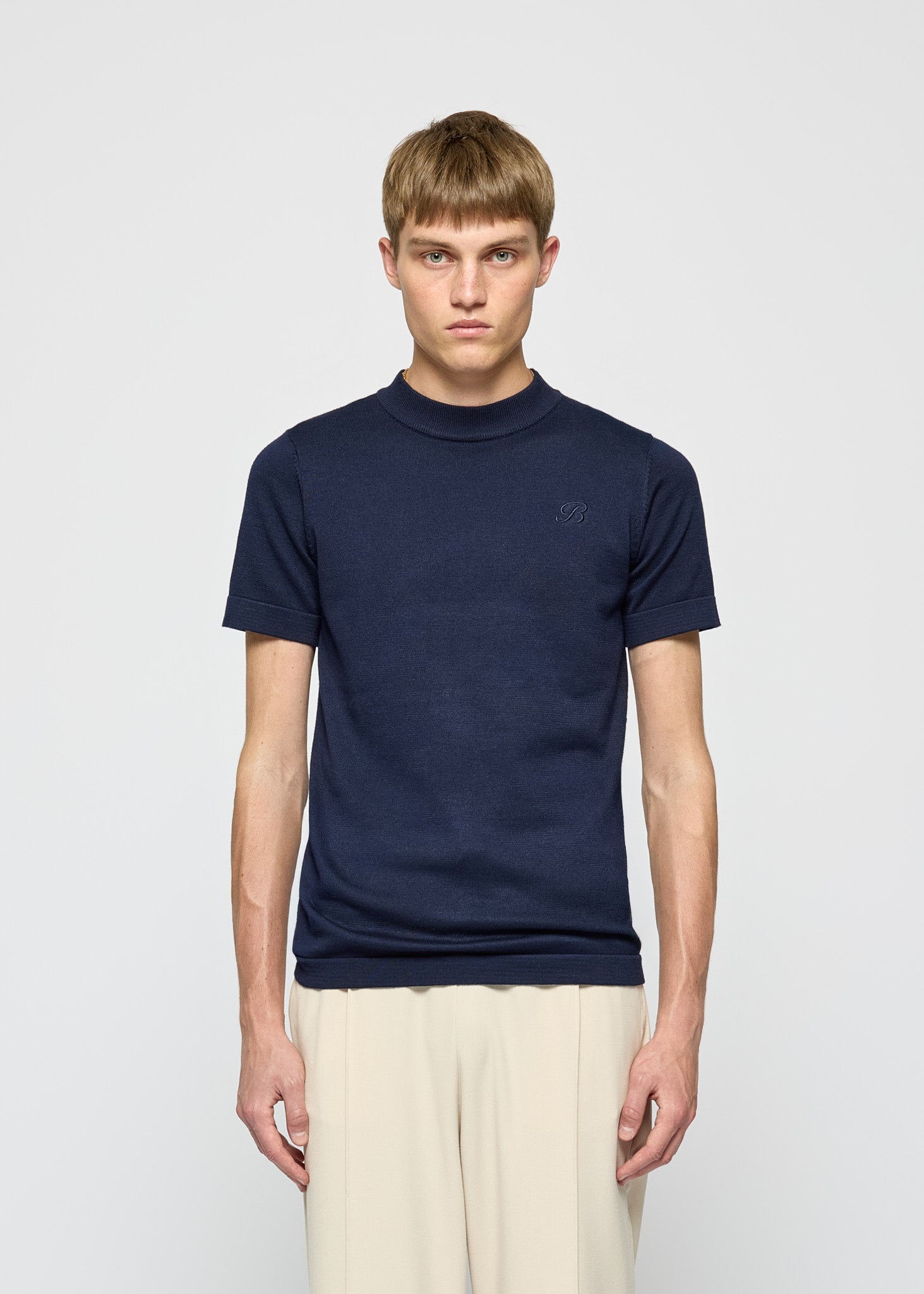 Fine Knit T-Shirt