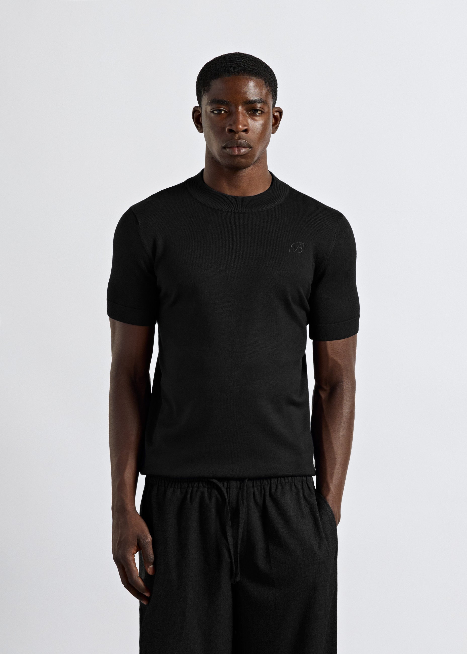 Fine Knit T-Shirt