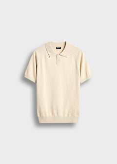 Fine Knit Polo T-Shirt