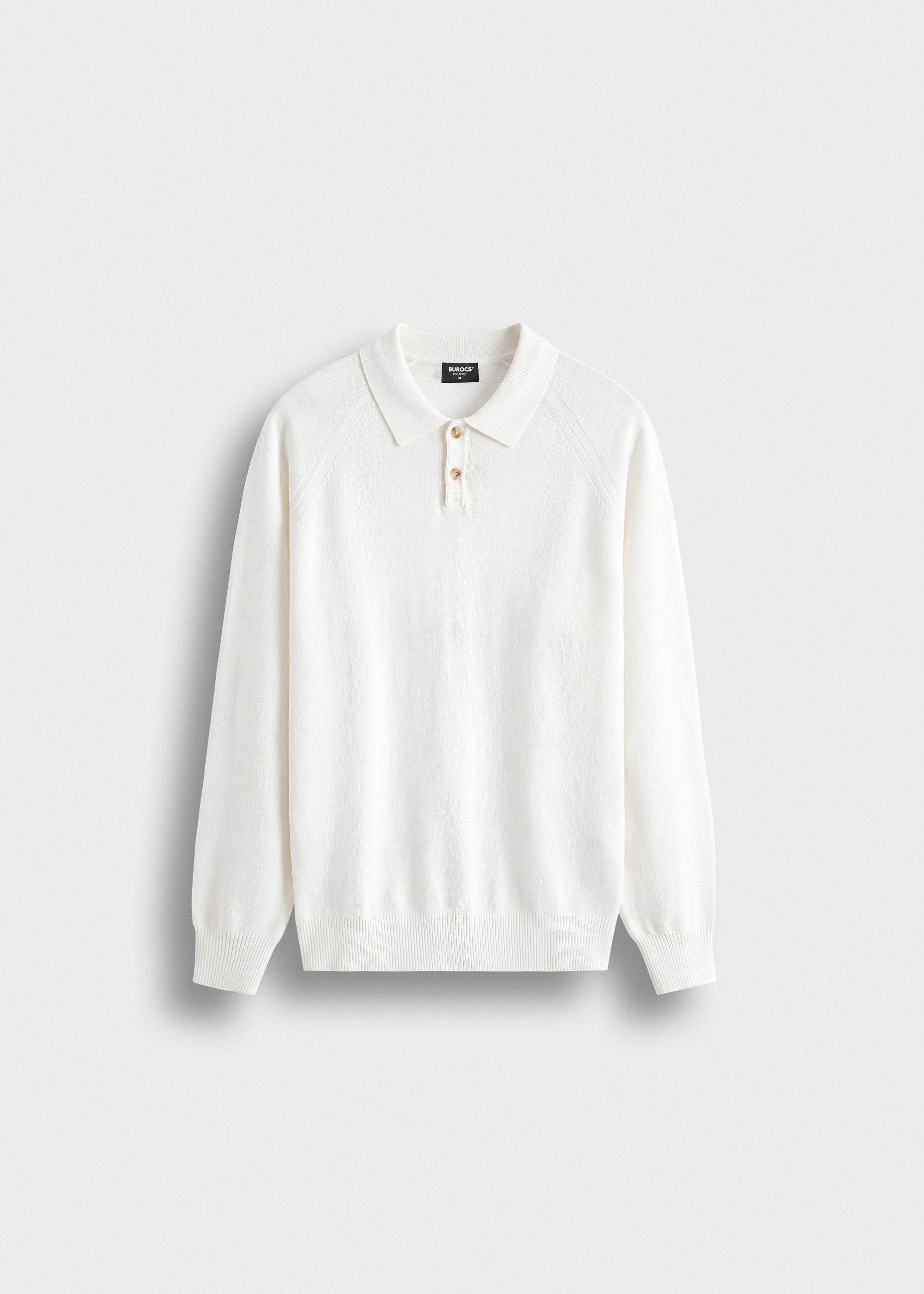 Fine Knit Polo Sweater