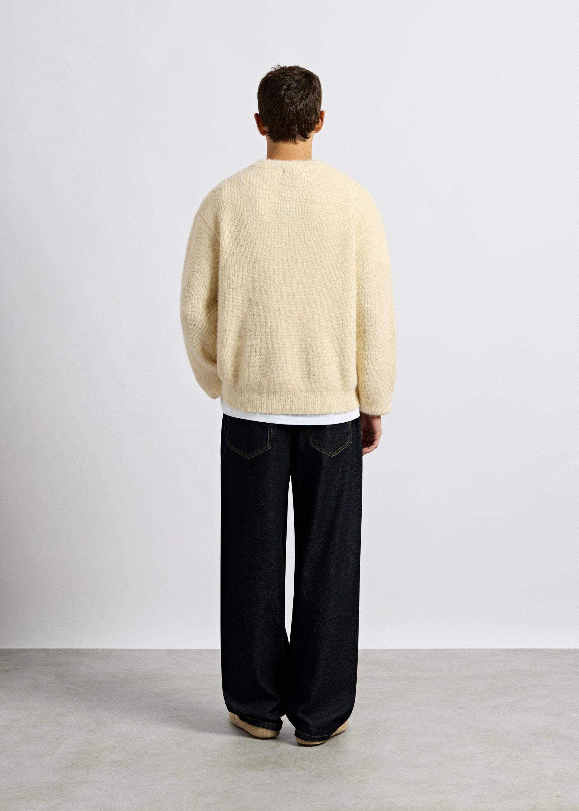 Fuzzy Knit Crewneck