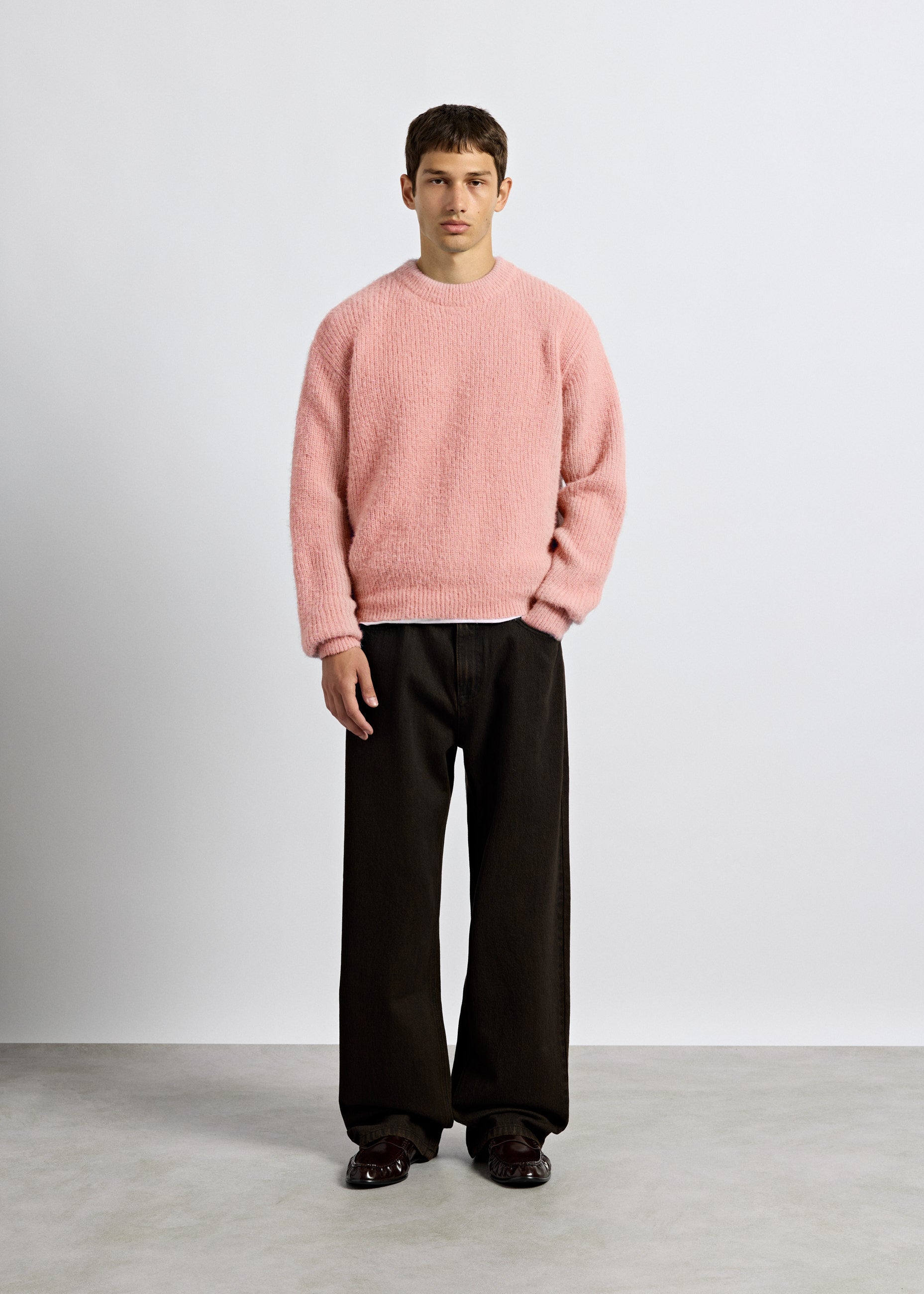 Fuzzy Knit Crewneck