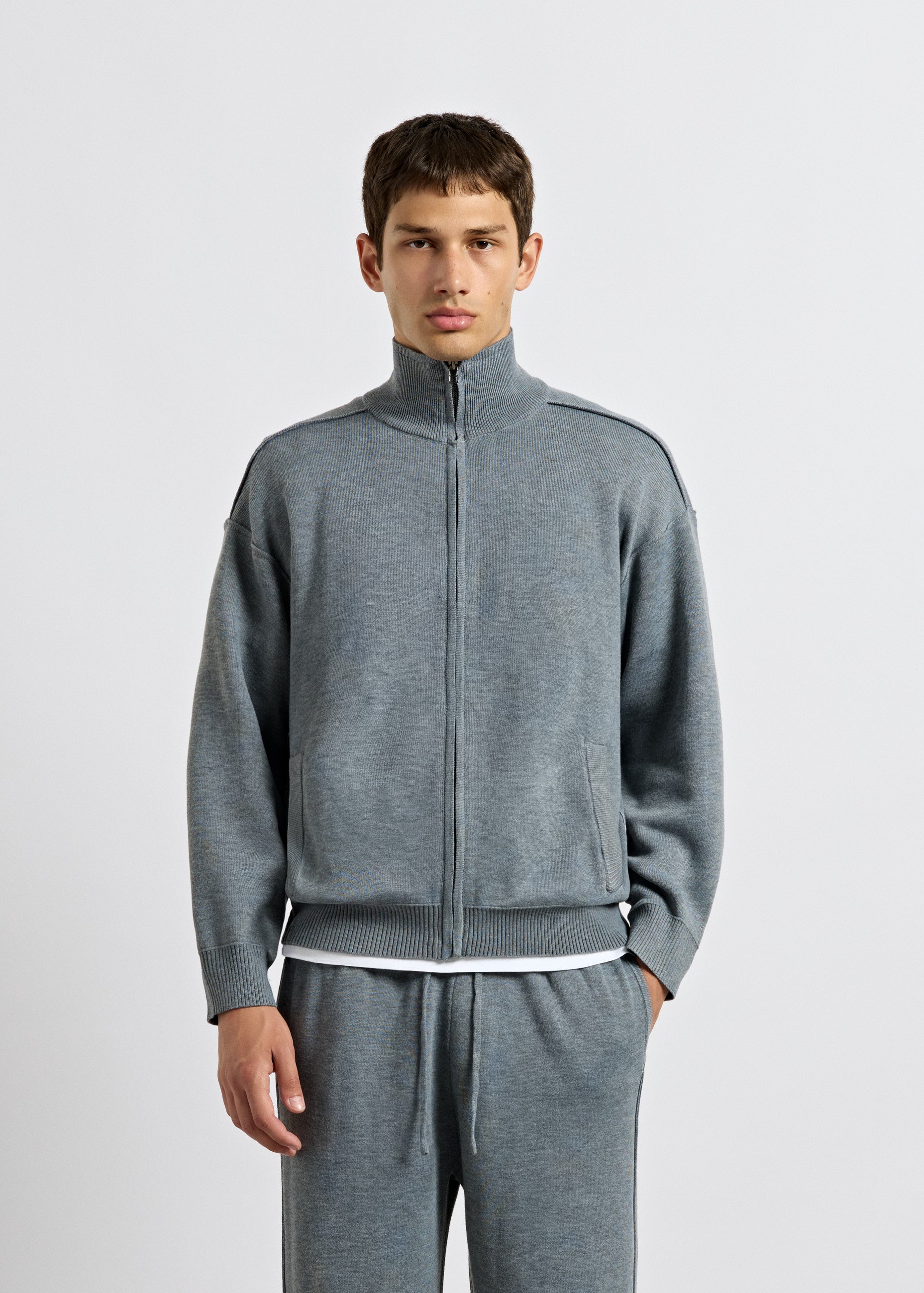 Knit Zip Jacket