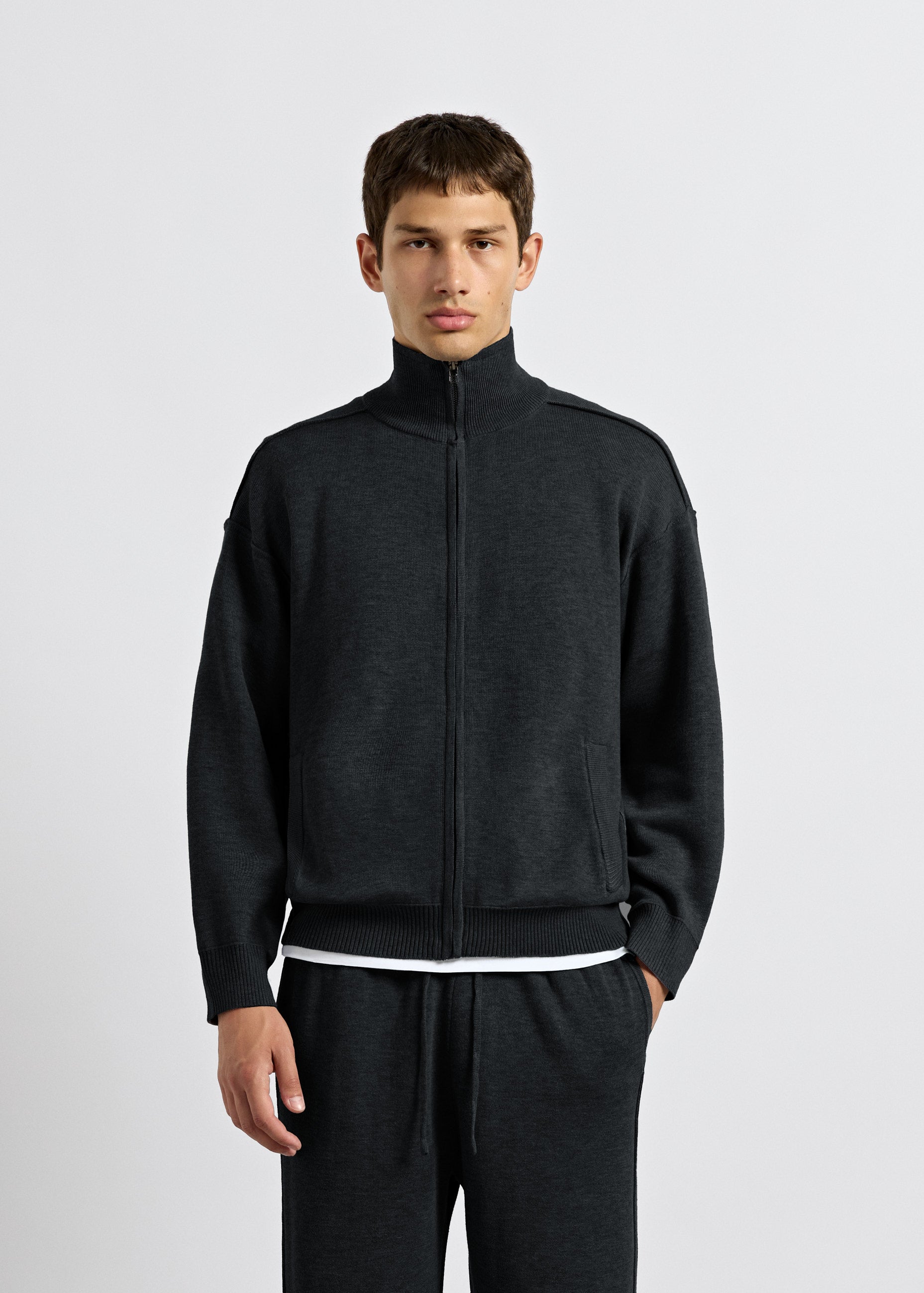 Knit Zip Jacket