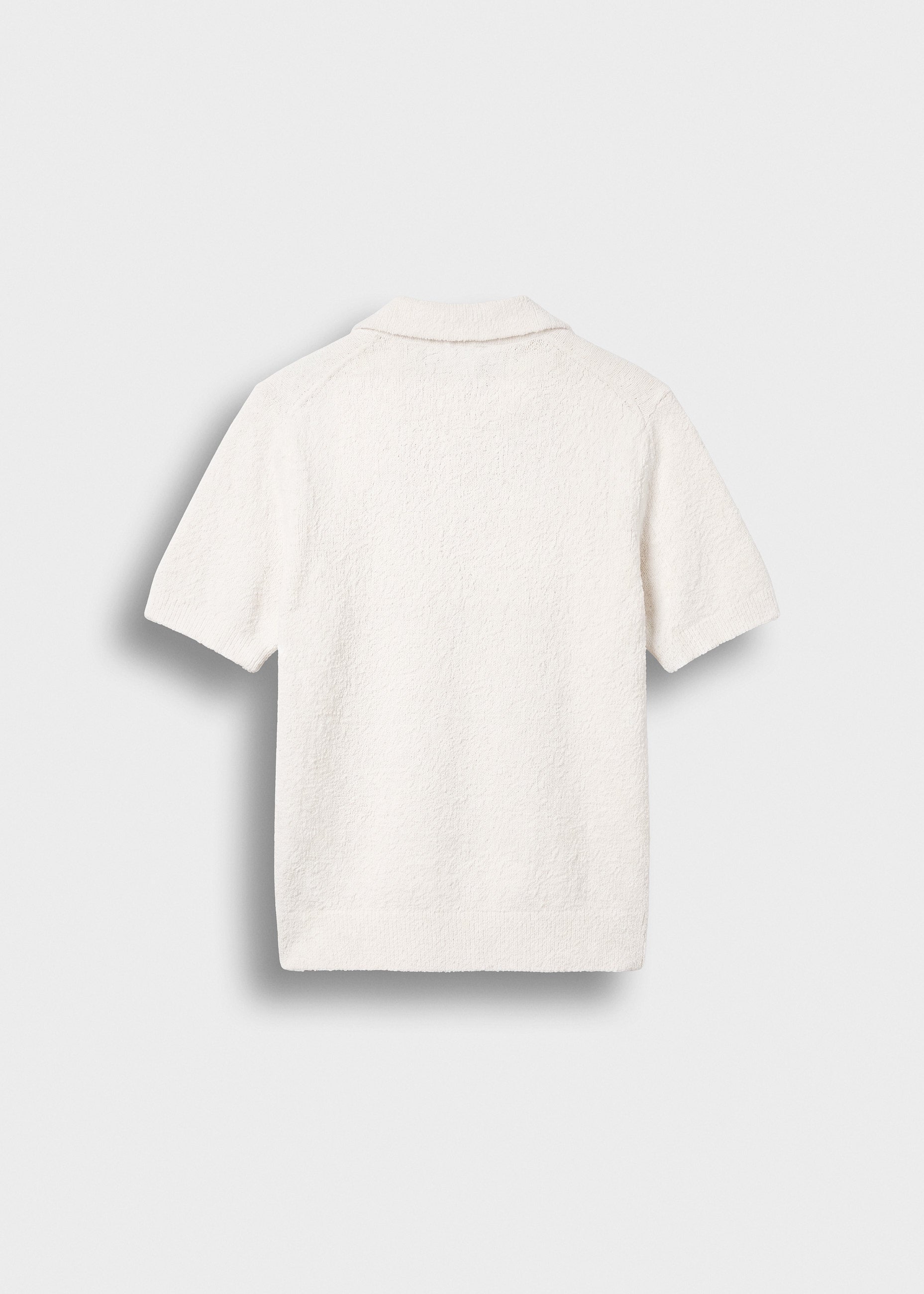 Strick-Poloshirt Bouclé