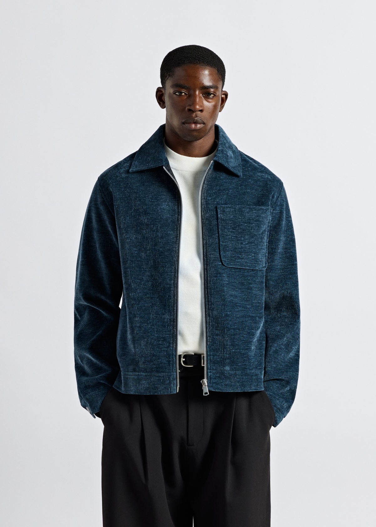 Velour Zip Jacket