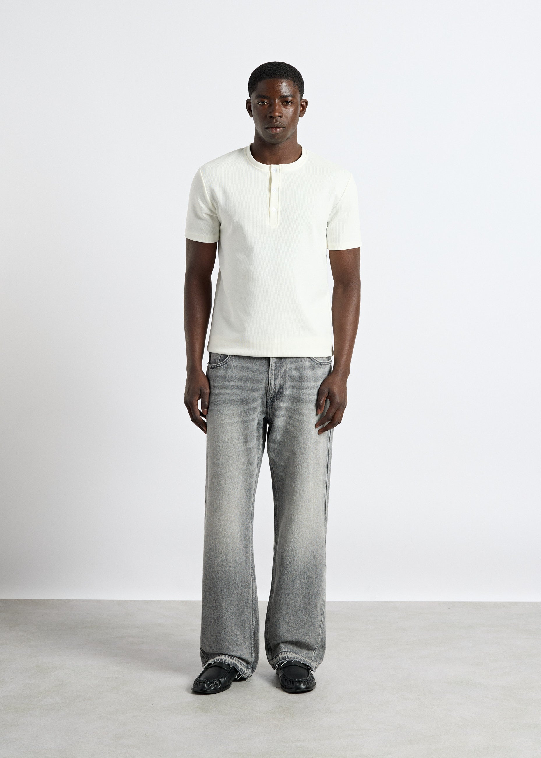 Rib Henley T-Shirt