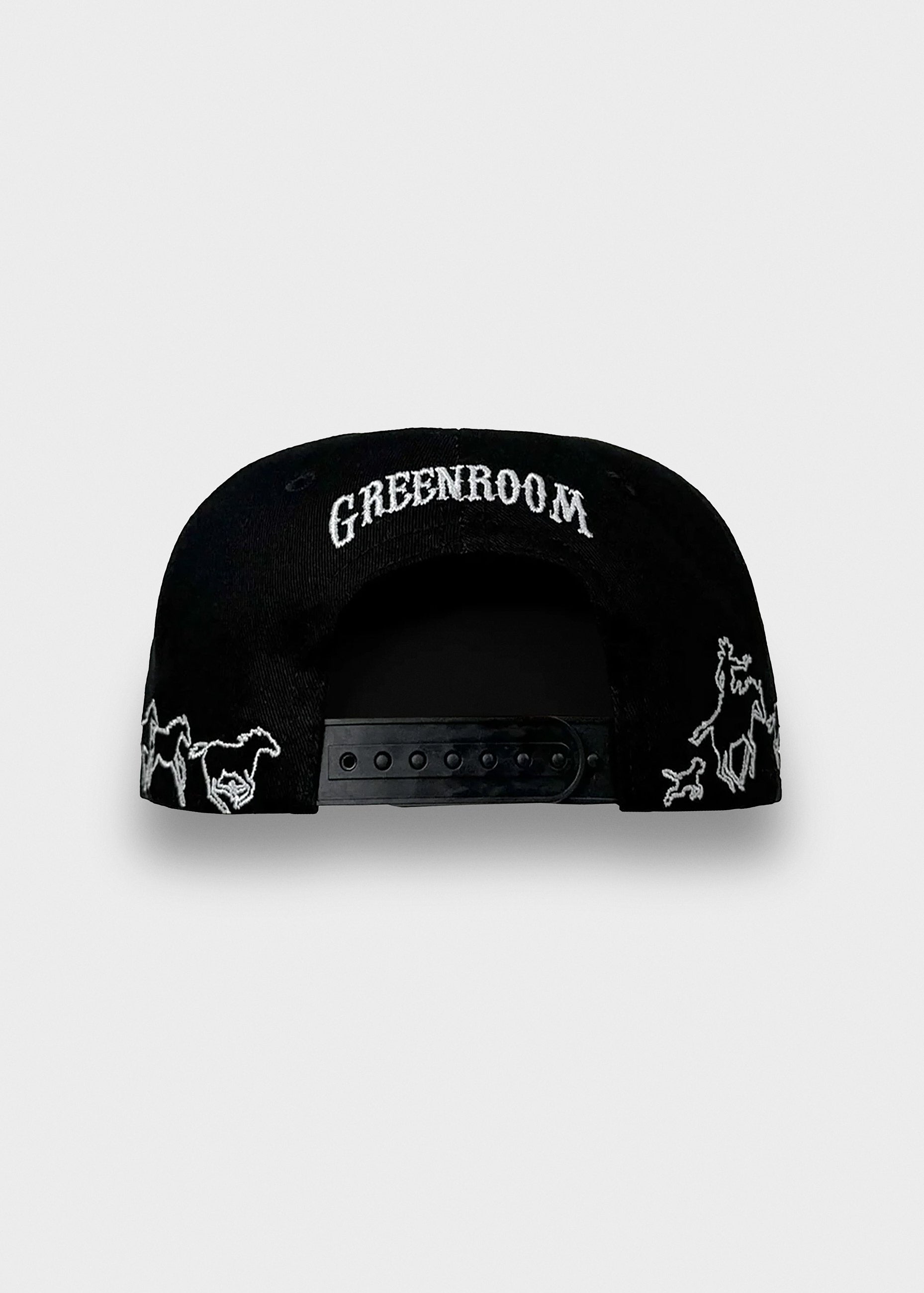 Texas Horses Cap Pitch Black
