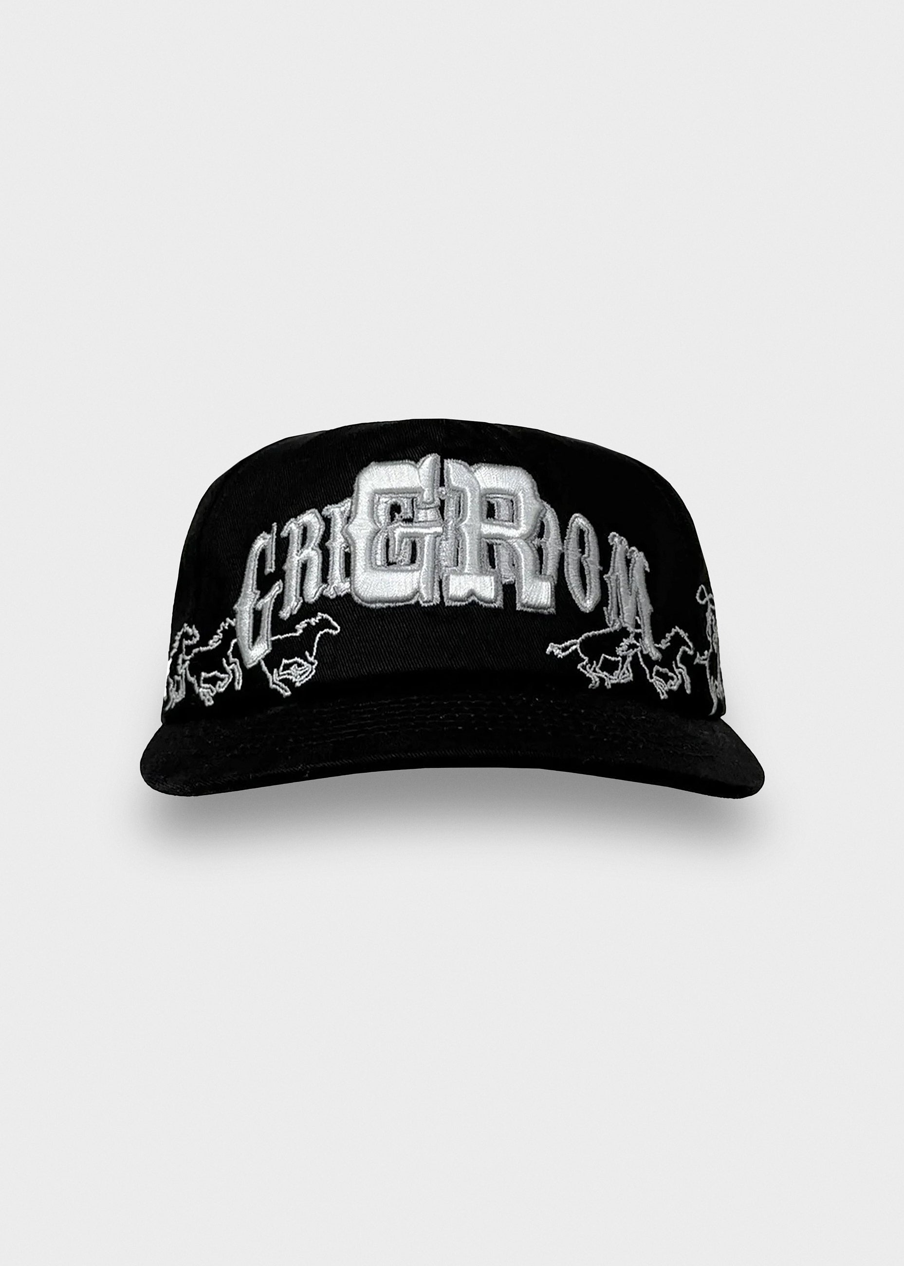 Texas Horses Cap Pitch Black