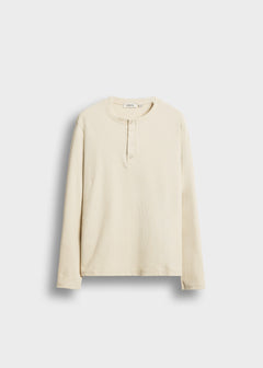 Rib Henley Longsleeve