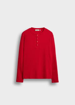 Rib Henley Longsleeve