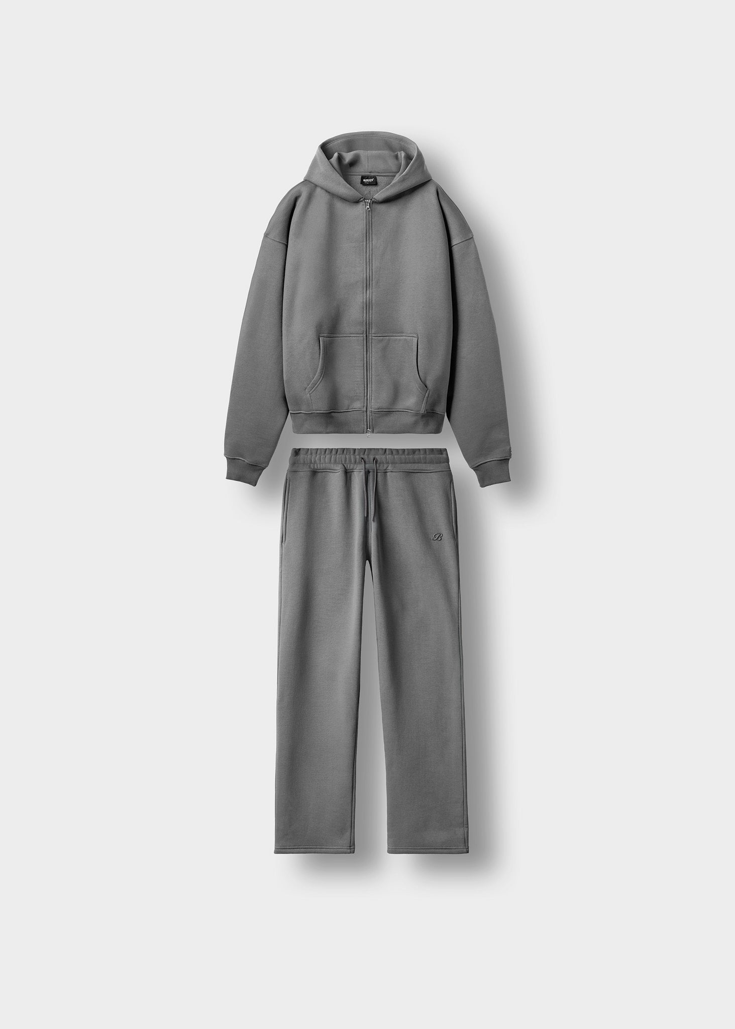 Tracksuit Set - Gray (Zip Hoodie + Pants)