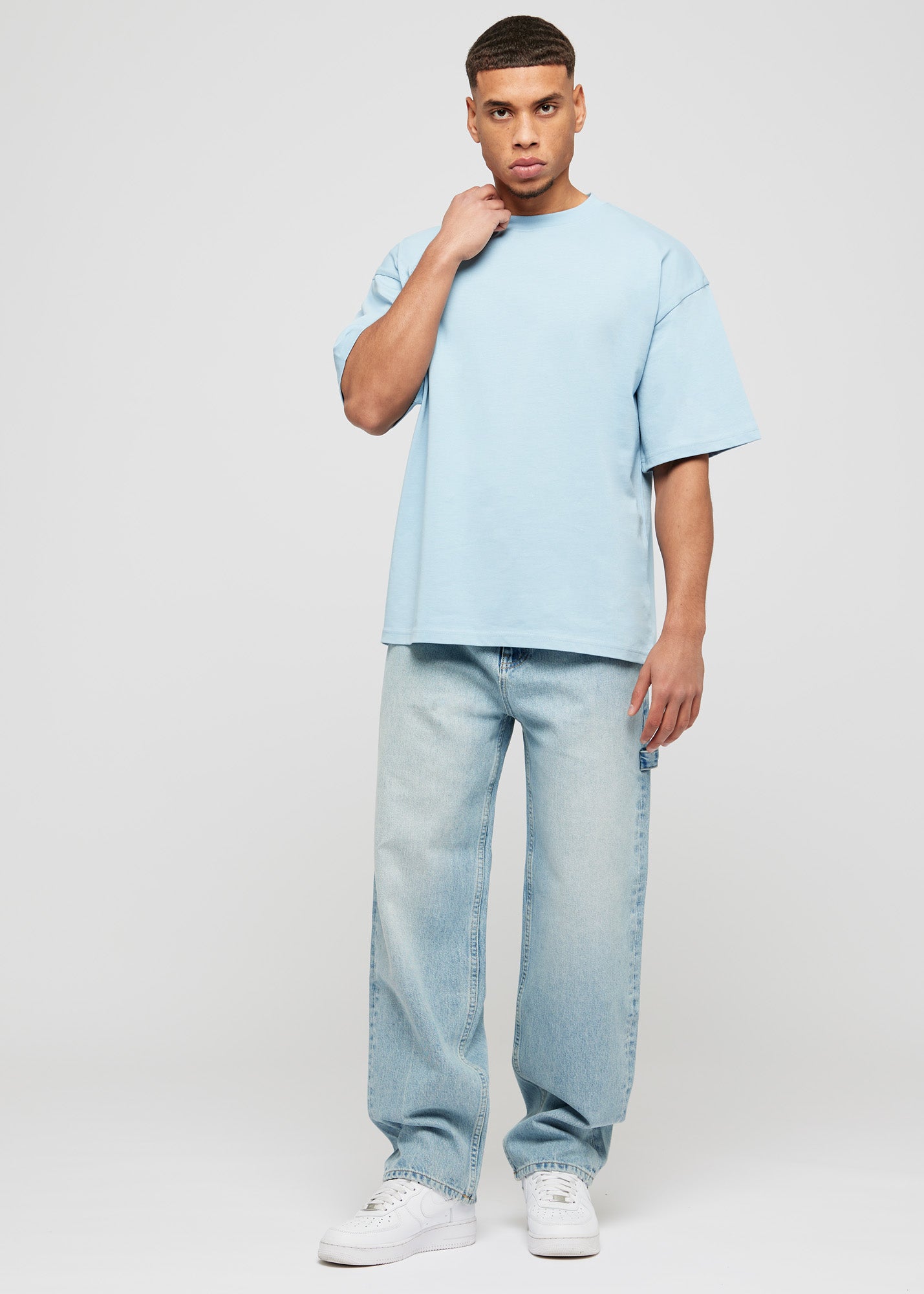 Babyblue Basic Oversized T-Shirt